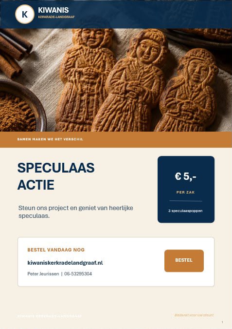 Poster Speculaasactie